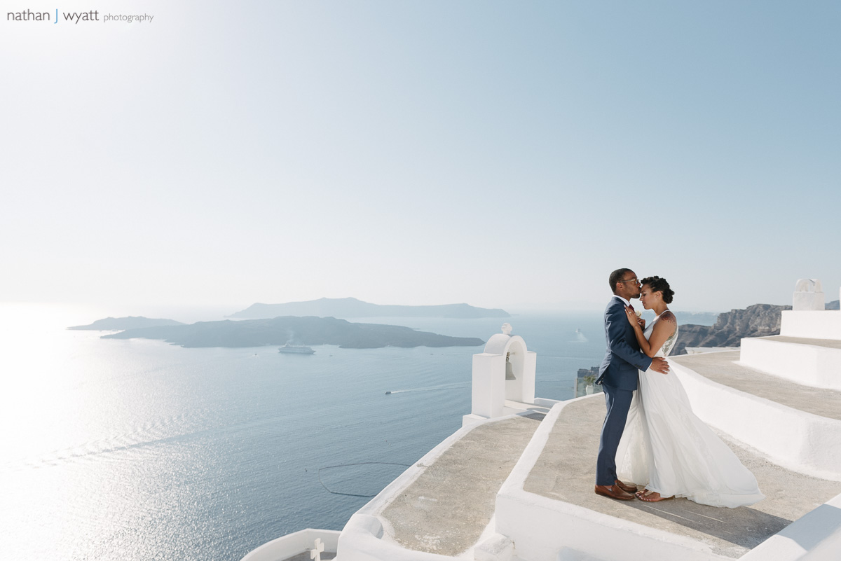 LaCharles & Brianna, August 2018 | Divine Weddings Santorini - Wedding ...