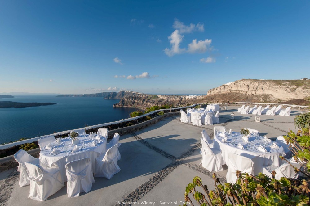 divine weddings santorini winery venue 1
